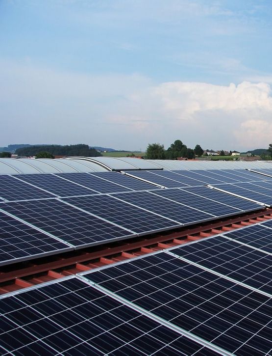 Paneles fotovoltaicas sobre vivienda